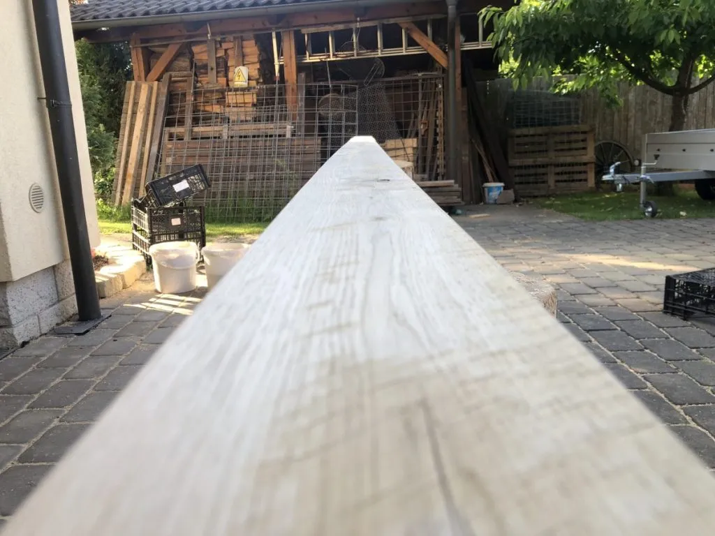 Stavba dubové pergoly - hodinový manžel